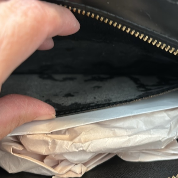 LOUIS VUITTON BLACK EPI LEATHER CLUTCH CONVERSION TO CROSS BODY BAG - Picture 15 of 17